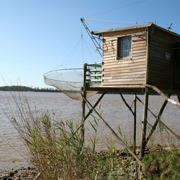 Blaye - Carrelet sur les rivages de l'estuaire